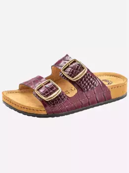 Тапочки МУББ Mubb, бордовый