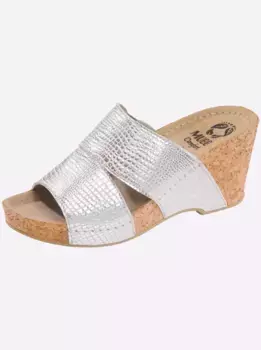 Тапочки МУББ Mubb, серебристый