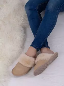 Тапочки-мюли Герцогиня Just Sheepskin, естественный