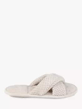 Тапочки-мюли Popcorn с перекрестными ремешками totes, естественный