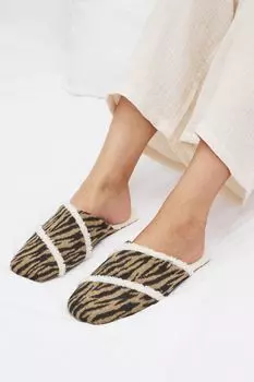 Тапочки-мюли со скрещенными бретелями Next