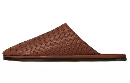 Тапочки мужские Bottega Veneta, коричневый