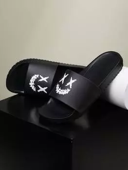 Тапочки мужские Emoji Expression, черный