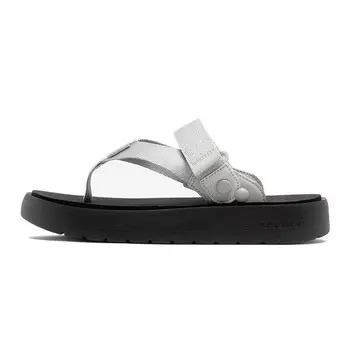 Тапочки n-flip 'silver' New Balance, серебряный