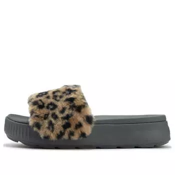 Тапочки neko-san carmen slides 'tan grey' Puma, бежевый