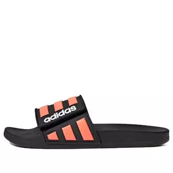 Тапочки neo adilette comfort adj 'black pink' Adidas, черный