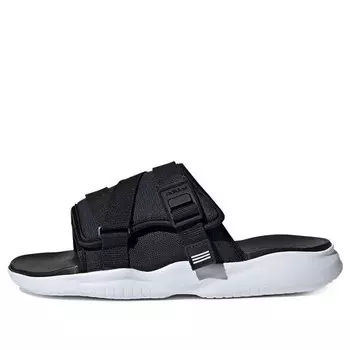 Тапочки neo utx sandal 'black white' Adidas, черный