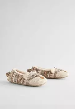 Тапочки Next, бежевый