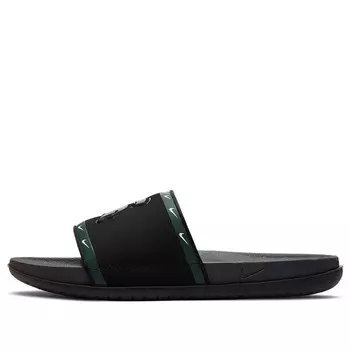 Тапочки offcourt slide 'michigan state - black' Nike, черный