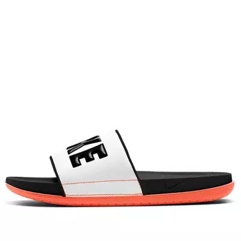 Тапочки offcourt slide 'white turf orange' Nike, белый