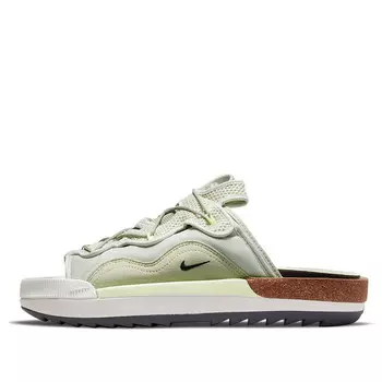 Тапочки offline 2.0 slip-on 'light bone volt' Nike, белый