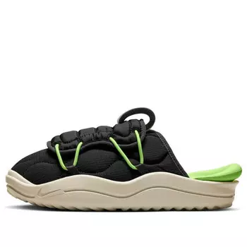 Тапочки offline 3.0 mule 'black ghost green' Nike, черный