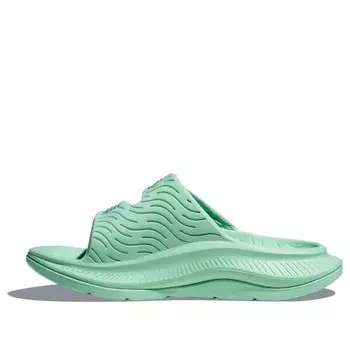 Тапочки ora luxe 'mist green trellis' Hoka One One, зеленый