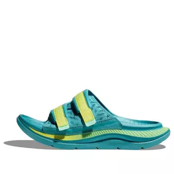 Тапочки ora luxe 'ocean mist citrus glow' Hoka One One, мультиколор