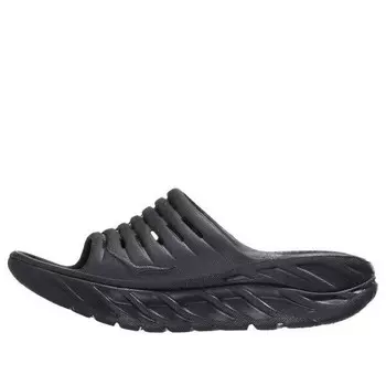 Тапочки ora recovery 'black' Hoka One One, черный