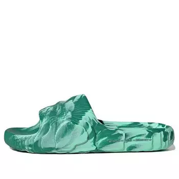 Тапочки originals adilette 22 'court green pulse mint' Adidas, зеленый