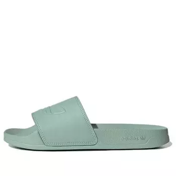 Тапочки originals adilette lite lightweight cozy casual green slippers Adidas, зеленый