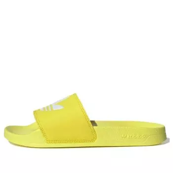 Тапочки originals adilette lite slipper 'yellow white' Adidas, желтый