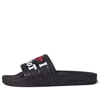 Тапочки originals adilette slides slippers black Adidas, черный