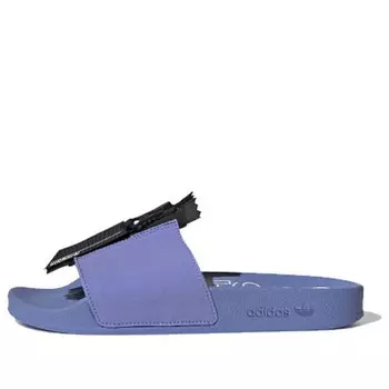 Тапочки originals adilette zip w purple slippers Adidas, фиолетовый