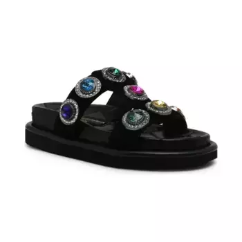 Тапочки Orson с добавлением кожи Kurt Geiger, черный