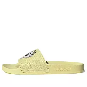 Тапочки palace x slides 'wellness' Adidas, желтый