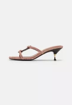 Тапочки Pave Geo Bombe Miller Low Heel Tory Burch, лиловый