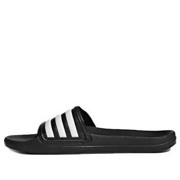 Тапочки phaoxo black white slippers 'black white' Adidas, черный