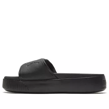 Тапочки platform bold slide black Puma, черный