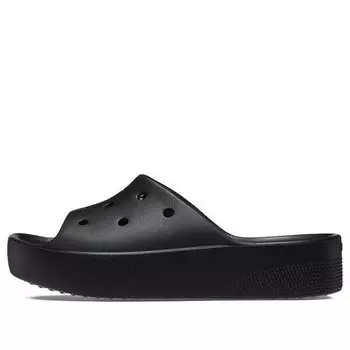 Тапочки platform slide 'black' Crocs, черный