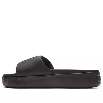 Тапочки platform slide black Puma, черный