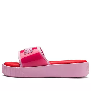 Тапочки platform slide 'pink' Puma, розовый