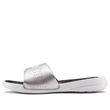 Тапочки playmaker fixed strap sandals silver/gray Under Armour, серый