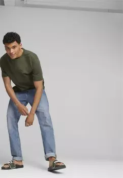 Тапочки пляжные Leadcat Puma, цвет myrtle white black