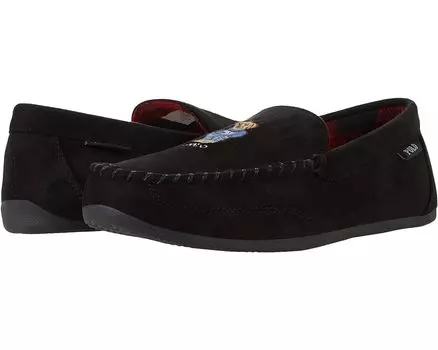 Тапочки Polo Ralph Lauren Declan Bear Moccasin Slipper, черный
