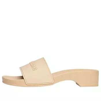 Тапочки pool clogs 'beige' Balenciaga, бежевый