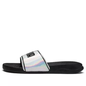 Тапочки popcat 20 'iridescent - silver' Puma, черный