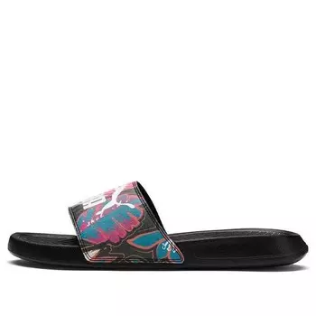 Тапочки popcat flower power sandals black Puma, черный