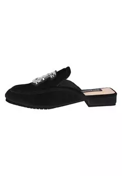 Тапочки ПОРТИЯ Juicy Couture, черный серебристый