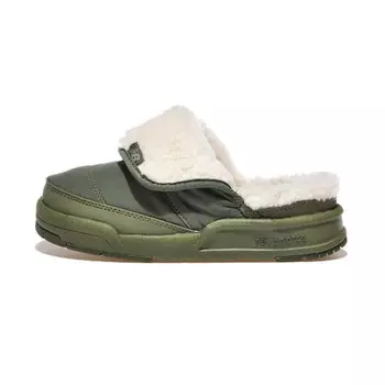 Тапочки пуфли v2 New Balance, зеленый