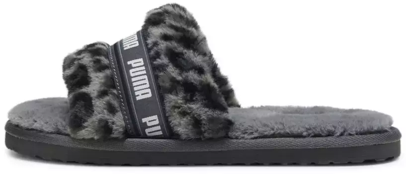 Тапочки PUMA "FLUFF I AM THE DRAMA", черный