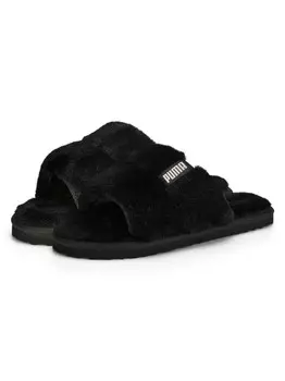 Тапочки Puma Fluff Solo, черный
