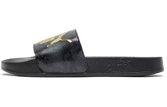 Шлепанцы и сланцы PUMA Leadcat Snake Lux Slide Sandal Black