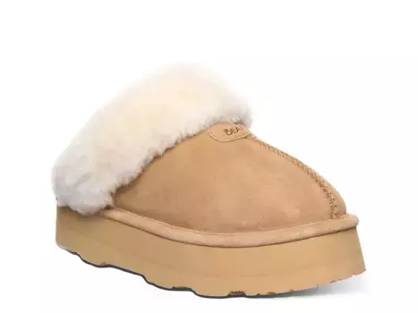 Тапочки Retro Loki Platform Slipper Bearpaw, цвет tan