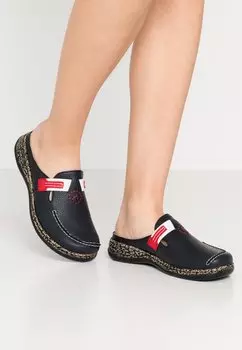 Тапочки Rieker, цвет korsika kostau navy/rosso