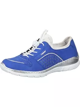 Тапочки rieker, цвет saphir/silber/weiss/silber