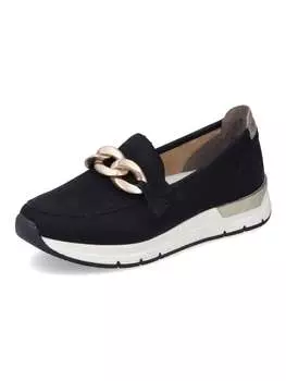 Тапочки rieker, цвет schwarz/gold