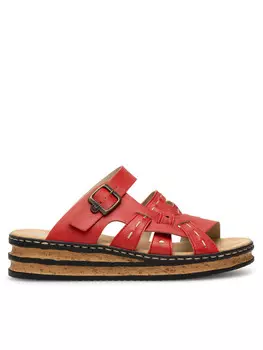 Тапочки Rieker, красный