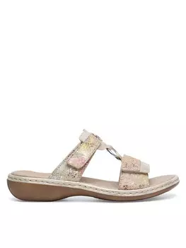 Тапочки Rieker, розовый