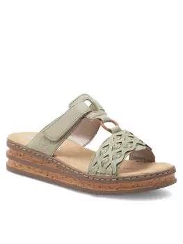 Тапочки Rieker, зеленый